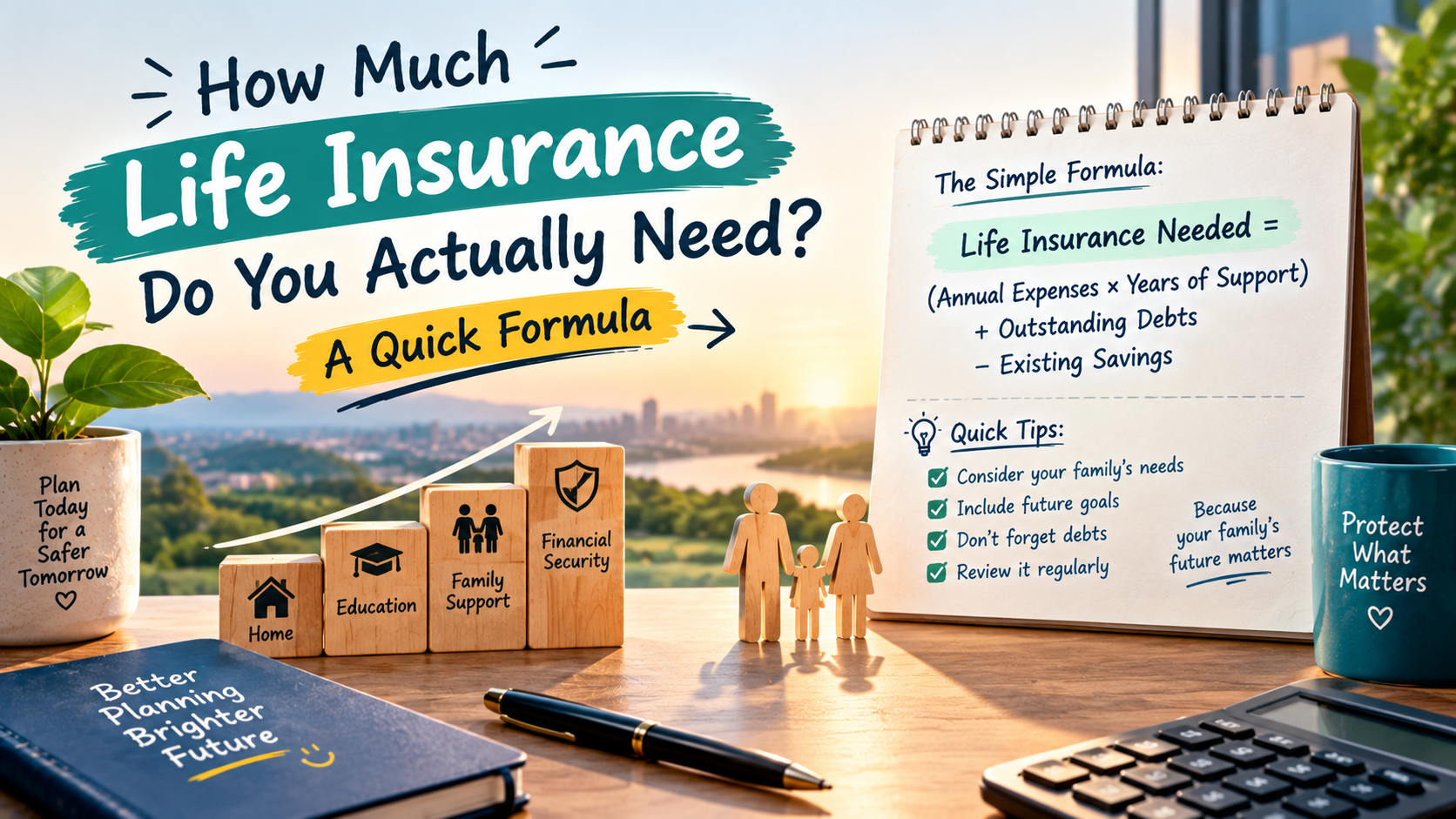 How Much Life Insurance Do You Actually Need? A Quick Formula