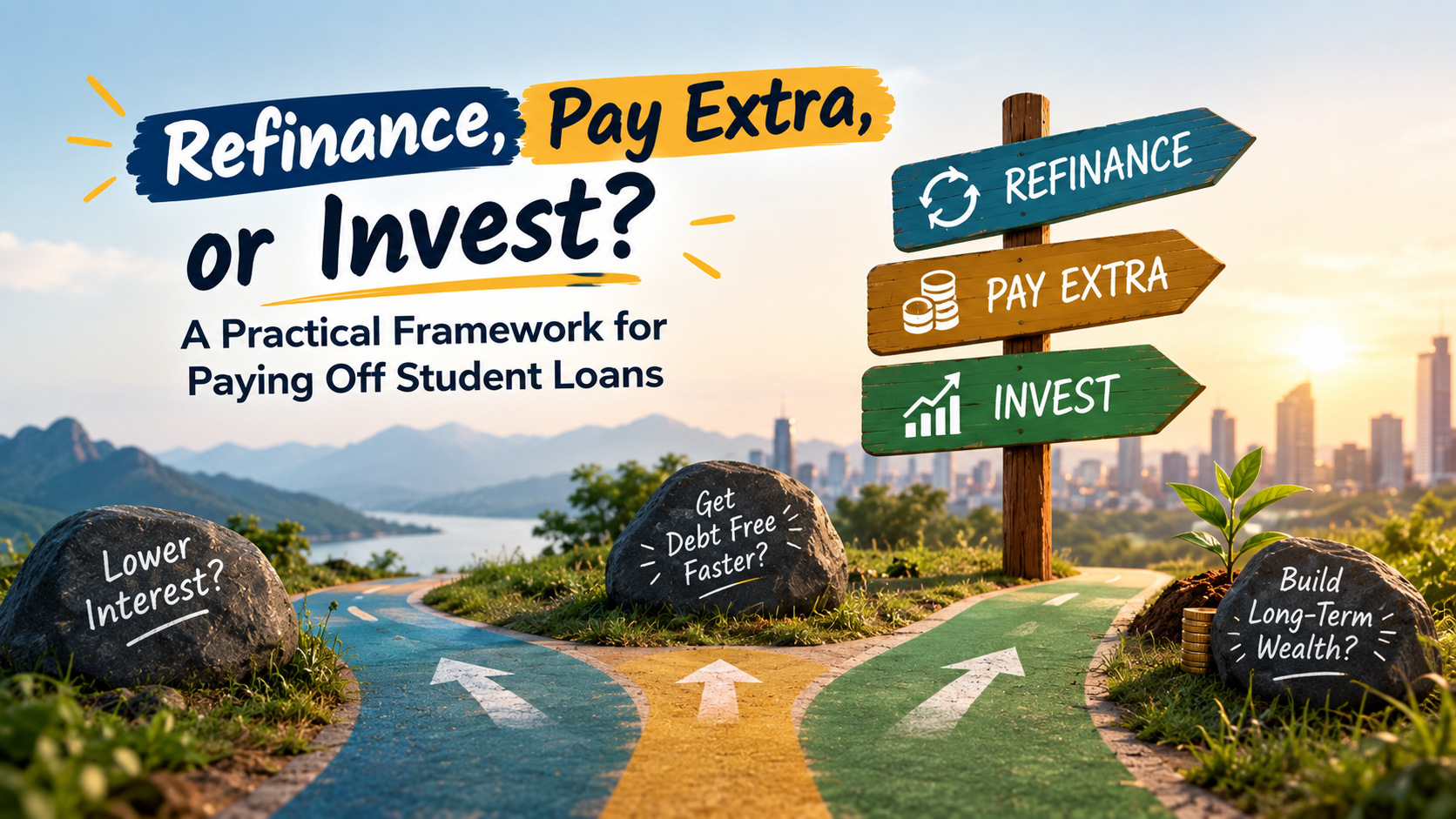Refinance, Pay Extra, or Invest? A Practical Framework for Paying Off Student Loans